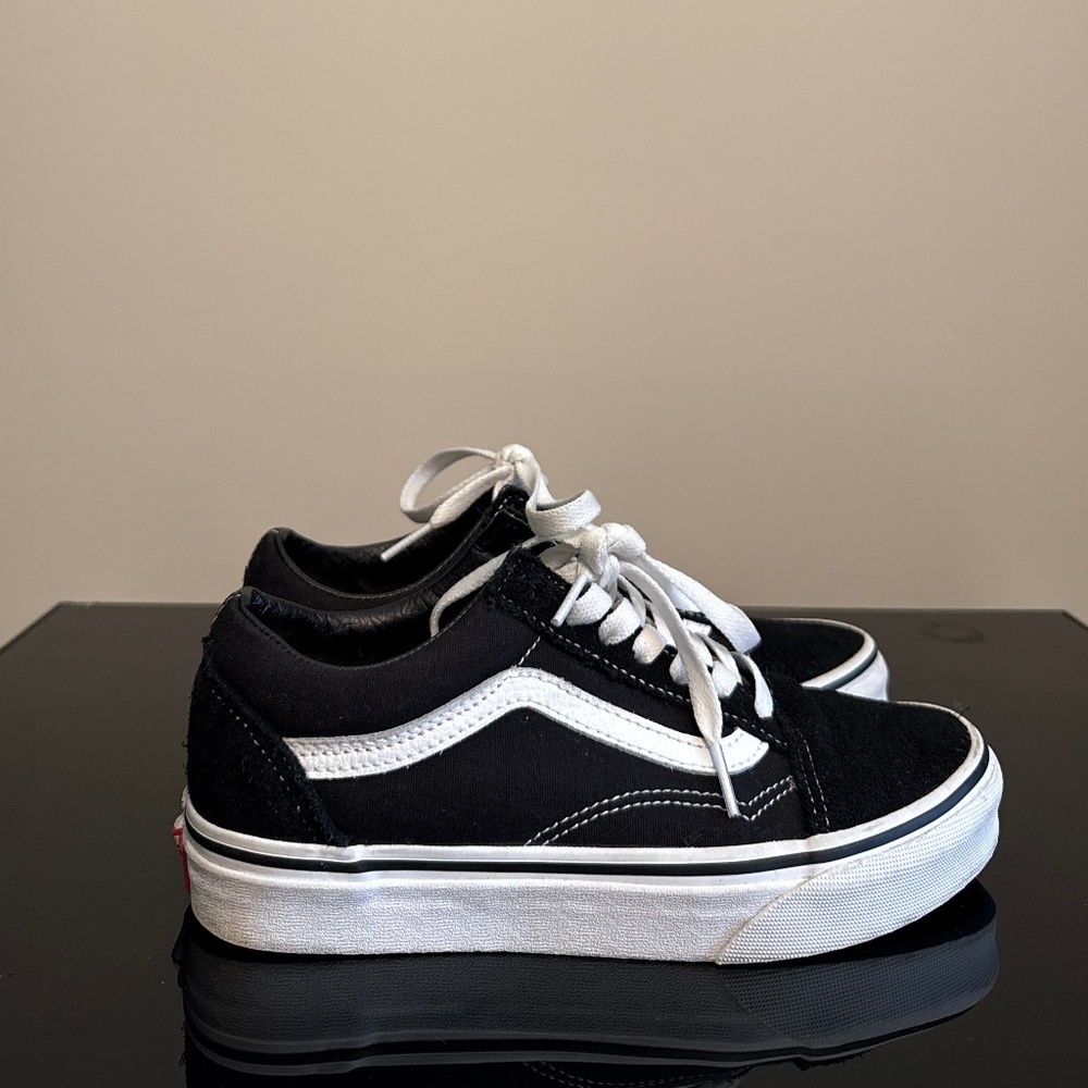 Vans | Canvas Black & White Shoes